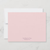 Cartes de remerciement plates Papillons qui voltig (Dos)