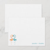 Cartes de remerciement plates personnalisées pour  (Devant / Derrière)