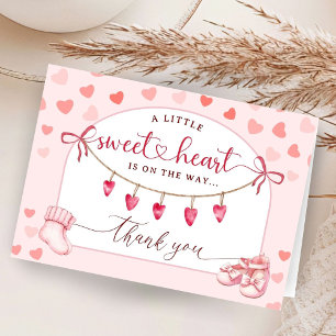 Cartes de remerciement pliées pour Baby Shower Swe
