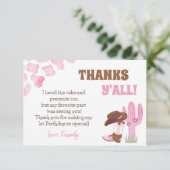 Cartes de remerciement pour 1er anniversaire de Co (Debout devant)