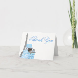 Cartes de remerciement pour Baby Shower garçon sur