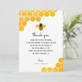 Cartes de remerciement pour Baby Shower Little Hon (Debout devant)