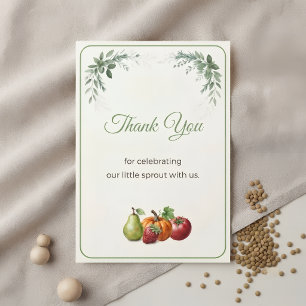 Cartes de remerciement pour Baby Shower Marché des