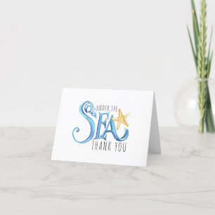 Cartes de remerciement pour Baby Shower sur le thè
