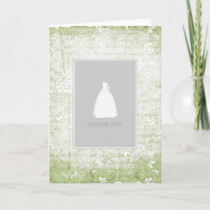 Cartes de remerciement pour Baby Shower {Vert clai