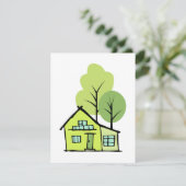 Cartes de remerciement pour clients avec une jolie (Debout devant)