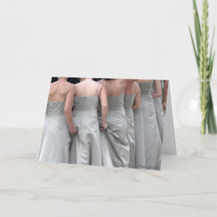 Cartes de remerciement pour demoiselles d'honneur 