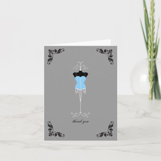 Cartes de remerciement pour douche de mariage ling (Devant)