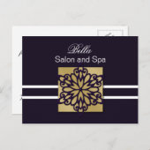 Cartes de remerciement pour entreprise Flocon de n (Devant / Derrière)