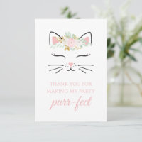 Cartes de remerciement pour fête d'anniversaire de