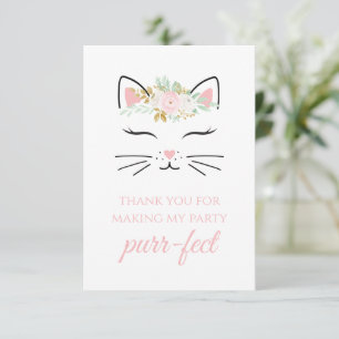 Cartes de remerciement pour fête d'anniversaire de