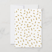 Cartes de remerciement pour fête de Donut (Dos)