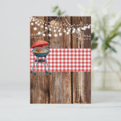 Cartes de remerciement pour fiançailles Lets Grill (Debout devant)