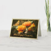 Cartes de remerciement pour funérailles | Papillon (Devant)