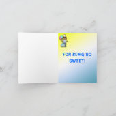 Cartes de remerciement pour garçon d'anniversaire (Intérieur)