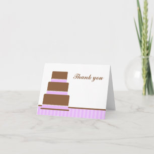 Cartes de remerciement pour gâteau d'anniversaire