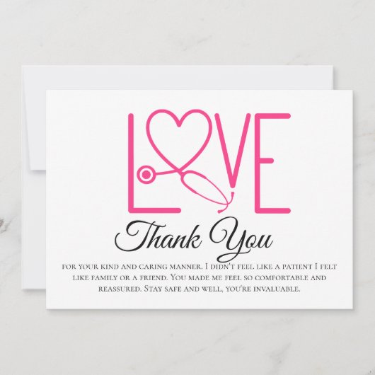 Cartes de remerciement pour infirmières - Multiple (Devant)