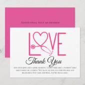 Cartes de remerciement pour infirmières - Multiple (Devant / Derrière)