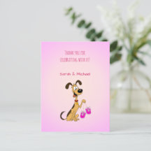 Cartes de remerciement pour la Baby Shower de Rico
