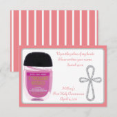 Cartes de remerciement pour la première communion  (Devant / Derrière)