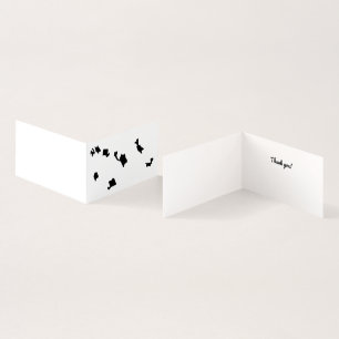 Cartes de remerciement pour la remise des diplômes
