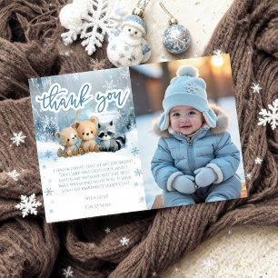 Cartes de remerciement pour le 1er anniversaire de