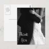 Cartes de remerciement pour le Mariage (Devant / Derrière)