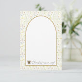 Cartes de remerciement pour le premier anniversair (Debout devant)