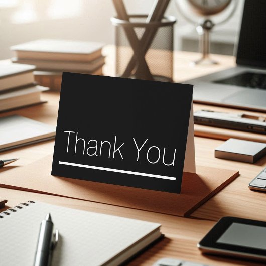 Cartes de remerciement pour l'entreprise