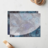 Cartes de remerciement pour l'explorateur spatial (Devant/Arrière en situation)