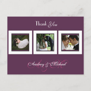 Cartes de remerciement pour mariage / cartes de re