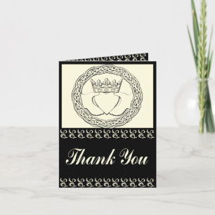 Cartes de remerciement pour mariage Claddagh