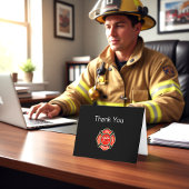 Cartes de remerciement pour pompiers de caserne de