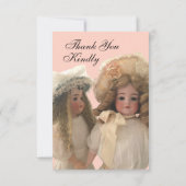 Cartes de remerciement pour poupées victoriennes a (Dos)