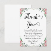 Cartes de remerciement pour une baby shower de mar (Devant / Derrière)