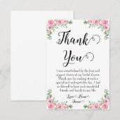 Cartes de remerciement pour une baby shower de mar (Devant / Derrière)