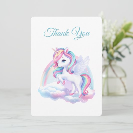 Cartes de remerciement pour une fête d'anniversair (Debout devant)