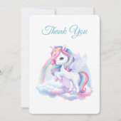 Cartes de remerciement pour une fête d'anniversair (Devant)