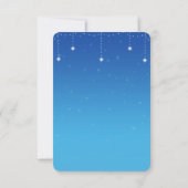 Cartes de remerciement Presque minuit Conte de fée (Dos)