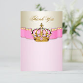 Cartes de remerciement Princesse (Debout devant)