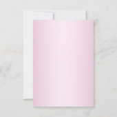 Cartes de remerciement Princesse (Dos)