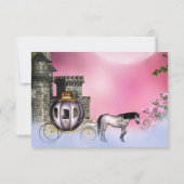 Cartes de remerciement Princesse de conte de fées (Dos)