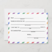 Cartes de remerciement Rainbow pour enfants - Ense (Devant)