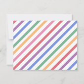 Cartes de remerciement Rainbow pour enfants - Ense (Dos)