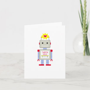 Cartes de remerciement robot