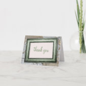 Cartes de remerciement rustiques Southern Country  (Devant)