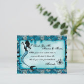 Cartes de remerciement Sirène, Pirate (Debout devant)