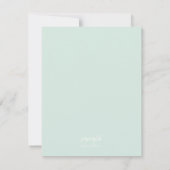 Cartes de remerciement Sundae de glace (Bleu) (Dos)