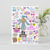 CARTES DE REMERCIEMENT SWIFT AFFIRMATIONS (Debout devant)