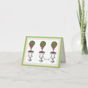 Cartes de remerciement Topiaires